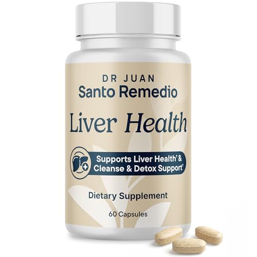 Santo Remedio Liver Support Supplement, Liver Cleanse & Detox, 30 Capsules