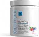 Consult Health Rewind 1,000 mg MSM, Cellular Rejuvenation Powder Drink Mix - Lycopene, Polyphenols, Collagen & Elastin Support for Joints, Skin, Hair and Nails - Berry Flavor - 30 Servings