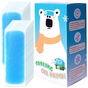 20 Count Cooling Patches for Kids and Adults, Long Lasting Cooling Gel Patches, Gentle Fever Relief & Summer Cooling Patches for Forehead, Disposable Cold Patch for Travel & Outdoor Activities