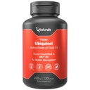 Naturalis Ubiquinol 100mg Active CoQ-10 Emulsified in MCT Oil for Better Absorption | Gluten Free, Non-GMO & Soy-Free | Cardiovascular Wellness, Antioxidant Protection, and Healthy Skin*| 120 Softgels