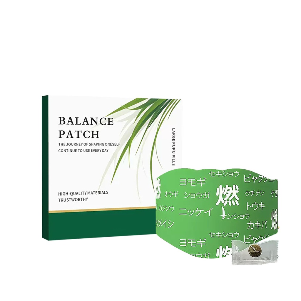 Herbal Patch Pad Balance – Plant Herbal Navel Patches for Menstrual Cramp Relief, Help Reduced Bloating Appearance, Promotes Abdominal Comfort Non-Irritating Design 1 Boxes 5 Piece