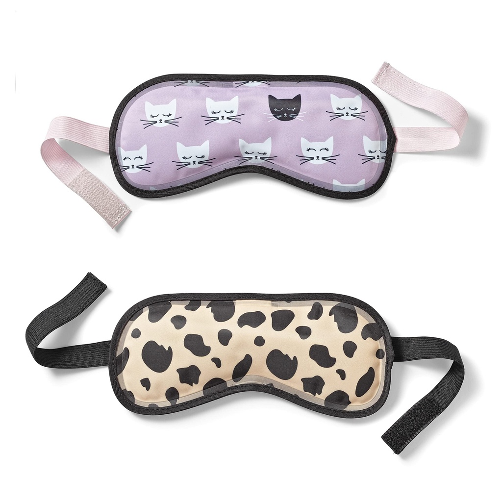Fit+Fresh Cooling Gel Eye Mask & Cold Head Wrap - Migraine Ice Pack for Relief