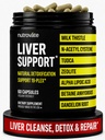 Liver Cleanse Detox & Repair with Milk Thistle, TUDCA, NAC, ALA and Zeolite