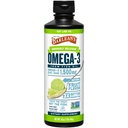 Barlean's Omega 3 Fish Oil Liquid Supplement for Men and Women, 1500mg of EPA and DHA Fatty Acid, Promotes Brain & Heart Health - Non-GMO, Key Lime Pie, 16 oz