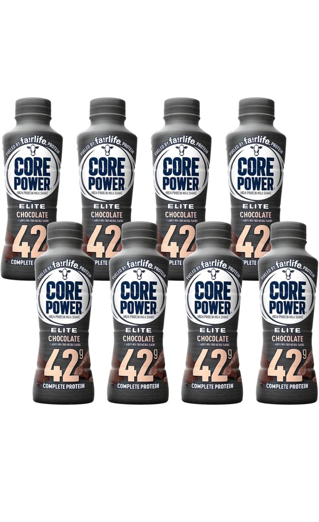 Baxter Expresss Fa!rlife Core Power' Elite Chocolate (8 Pack) High Protein Milk Shakes 42g - 14 Fl Oz Sports Nutrition