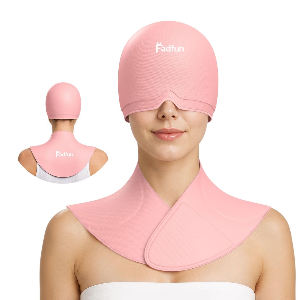 Migraine Relief Cap and Neck Ice Pack Wrap
