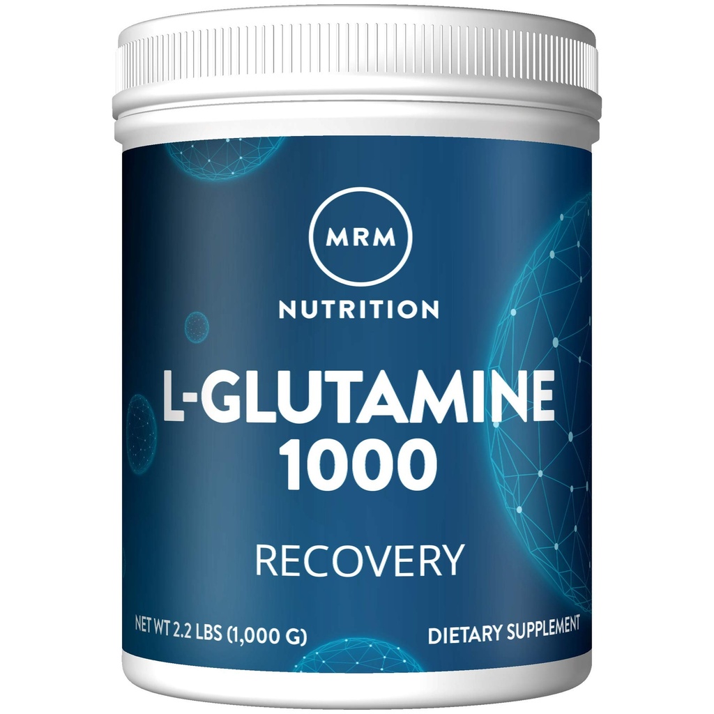 MRM Nutrition L‑Glutamine Powder - for Women & Men - 200 Servings | 1000mg Fermented Amino Acid Supplement for Recovery, Muscle Support, Immune & Gut Health, Vegan Glutamine