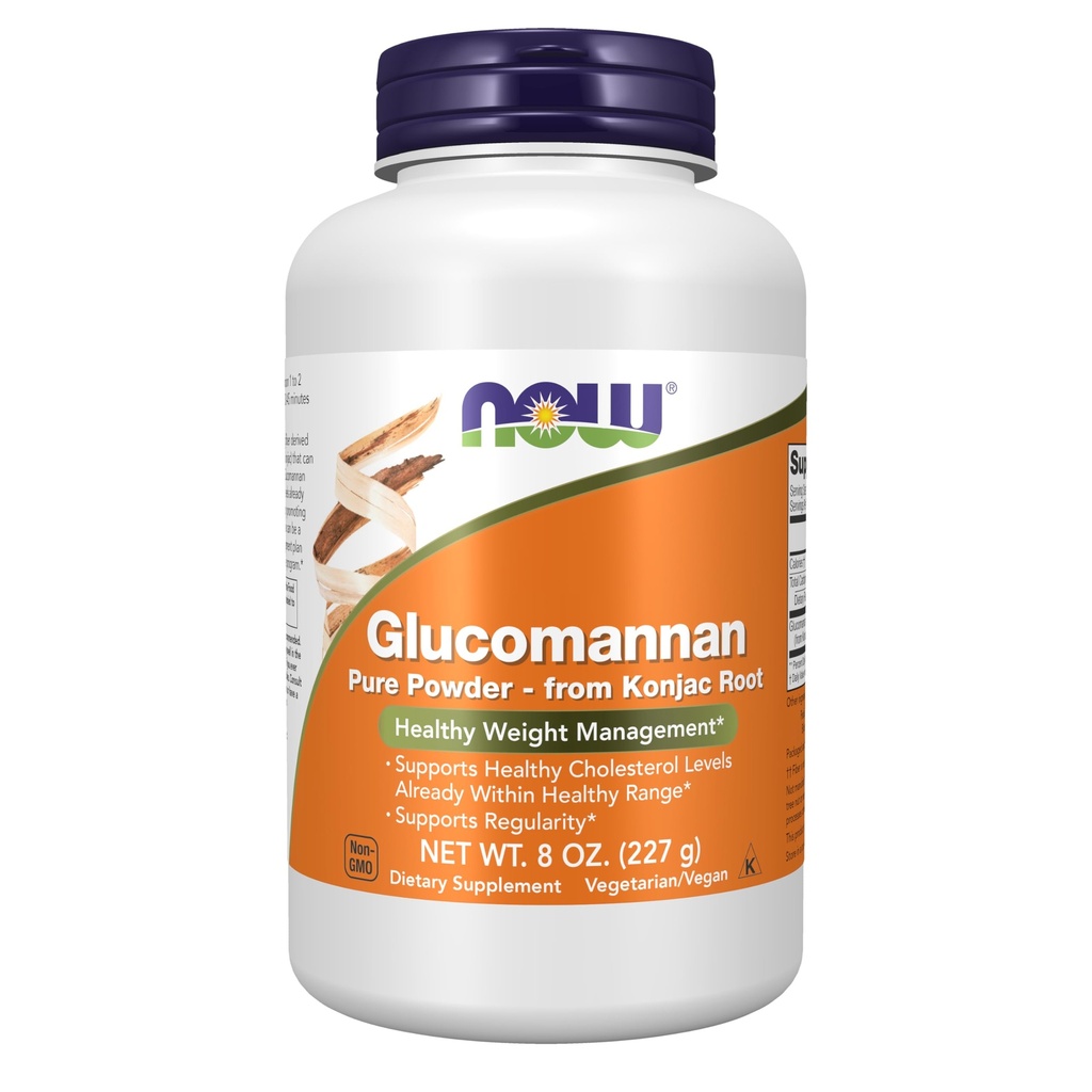 Now Foods Glucomannan 100 Percent Pure Powder - 226 g