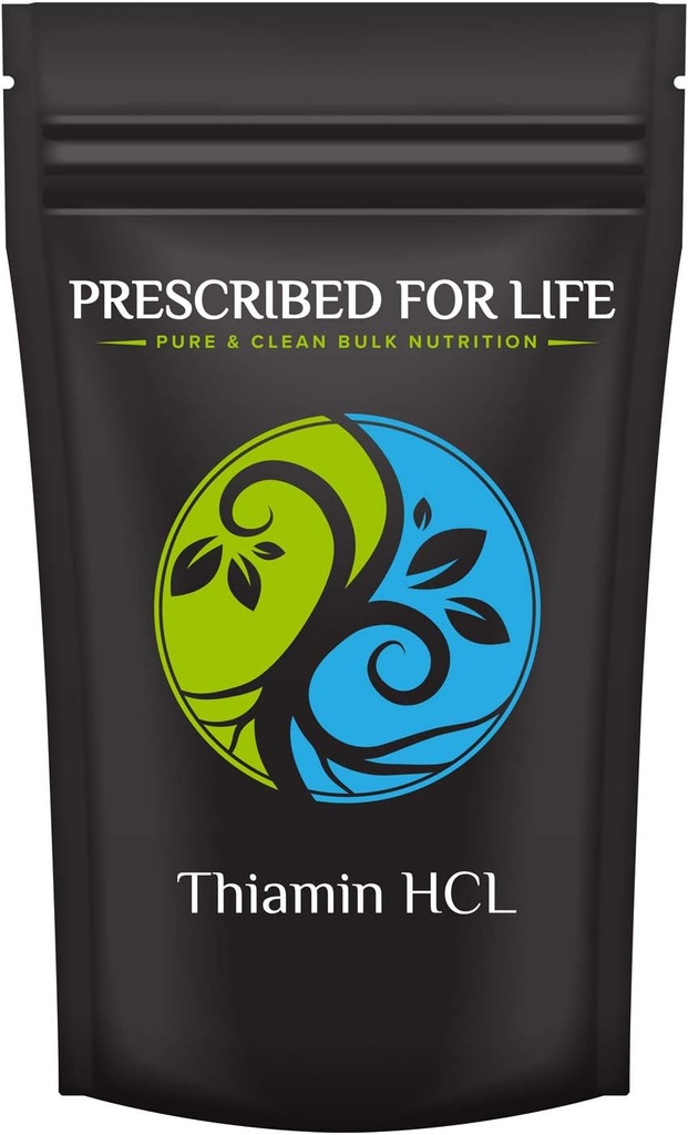 Prescribed For Life Thiamine HCL Powder, USP Grade Thiamine B1 Supplement (4oz / 113g)