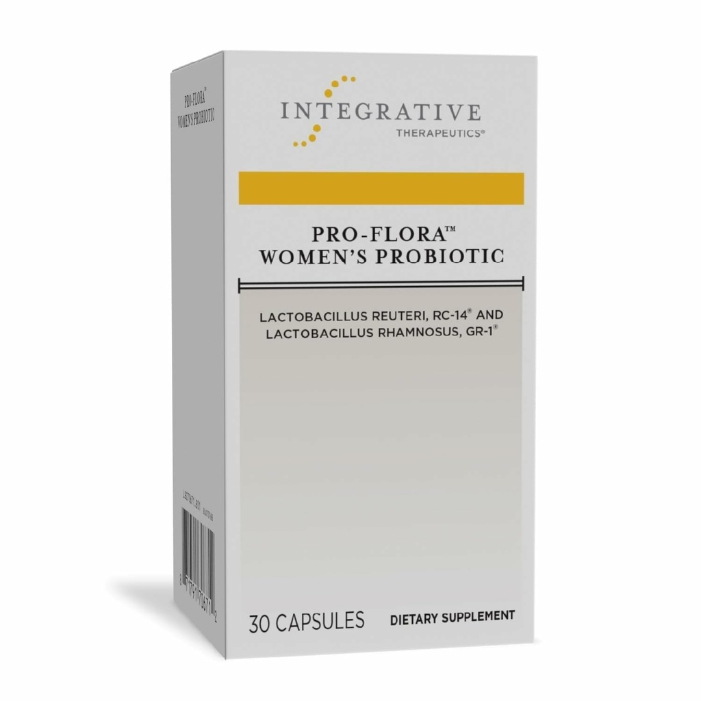 Integrative Therapeutics Pro-Flora Women’s Probiotic - Vaginal Health Probiotic*- Supports Urogenital Health in Women* - Convenient Daily Use - 30 Capsules (30 Capsules)