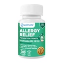 WELMATE | Allergy Relief | Fexofenadine HCl 180 mg | 24 Hour Non-Drowsy Antihistamine | Sneezing | Runny Nose | Itchy Eyes, Nose & Throat | Indoor & Outdoor Allergy Relief Tablets | 200 Count
