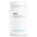 Supersmart - NADH 5mg per Day (Reduced Nicotinamide Adenine Dinucleotide) - NADH Supplement - Energy Pills | Non-GMO & Gluten Free - 60 Delayed Release Capsules