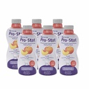 Pro-Stat Concentrated Liquid Protein Medical Food - Peach Flavor (with Fiber), 30 FL Oz Bottle (Case of 6)