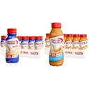 Premier Protein Shake MINIs, Vanilla, 22g Protein, 120 Calories, 1g Sugar, 8.75fl oz, Pack of 12 & Premier Liquid Protein Shake, Caramel, 30g Protein, 1g Sugar, 24 Vitamins & Minerals