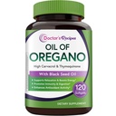 Doctor's Recipes Oil of Oregano with Black Seed Oil, 500 mg Oregano Oil Extract, Non-GMO, All Natural Herbal Supplement, Antioxidant & Immune Support, 120 Softgels