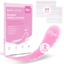 Hilph Perineal Ice Packs for Postpartum Hemorrhoid Pain Relief, Pink | Reusable 2 Perineal Cooling Pads with 24Pcs Disposable Sleeves for Women After Pregnancy Delivery, Essentials Postpartum Care