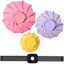 Ice Packs for Injuries Reusable, 3 Sizes, Purple, Yellow, Pink