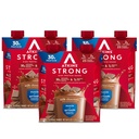 Atkins Strong High Protein Shake, Milk Chocolate Flavored, 12 Count