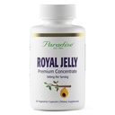 Paradise Herbs Royal Jelly, Golden Emperor, Super Potent, Ultra Pure, Vegan, Gluten Free, Non-GMO, Freeze-Dried Concentrate, 60 Count Vegetarian Capsules