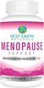 Best Earth Naturals Menopause Support for Hot Flashes, Mood Swings, Night Sweats, Healthy Hormone Levels and More. Made with Black Cohosh, Chasteberry & More