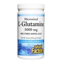 Natural Factors Micronized L-Glutamine 5,000 mg Powder - Easy Absorption Gut Health Support Supplement - Powder Amino Acid Supplement Supports Muscle Recovery - 16 oz (90 Servings)