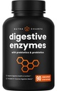 NutraChamps Digestive Enzymes with Probiotics and Prebiotics for Women & Men - 90 Vegan Capsules with Bromelain for Bloating & Optimal Gut Health